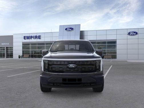Agate Black Metallic 2025 Ford F-150 Lightning Platinum