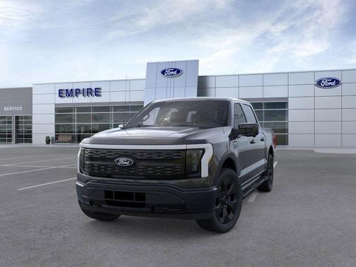 Agate Black Metallic 2025 Ford F-150 Lightning Platinum
