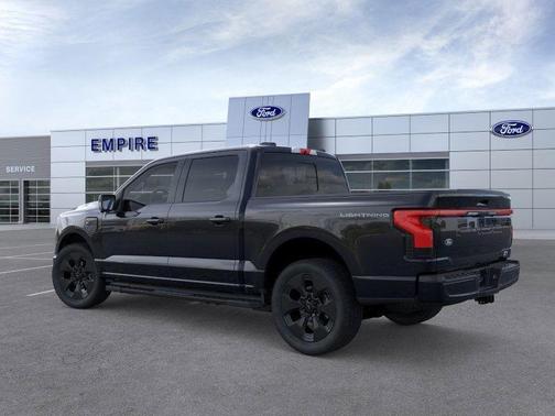 Agate Black Metallic 2025 Ford F-150 Lightning Platinum