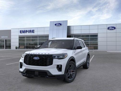 Space White Metallic 2026 Ford Explorer ST-Line