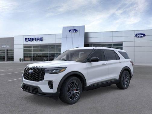 Space White Metallic 2026 Ford Explorer ST-Line