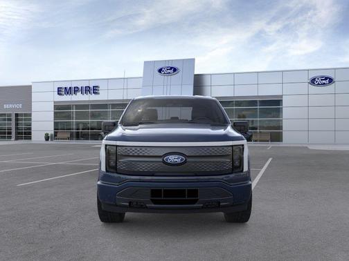 Blue Metallic 2025 Ford F-150 Lightning Flash