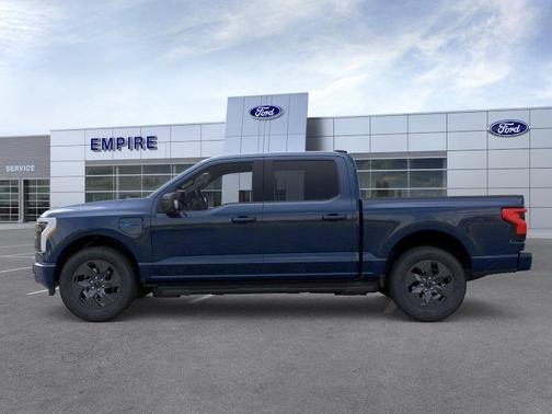 Blue Metallic 2025 Ford F-150 Lightning Flash