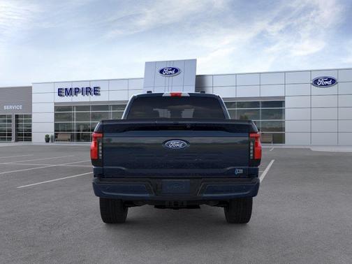 Blue Metallic 2025 Ford F-150 Lightning Flash