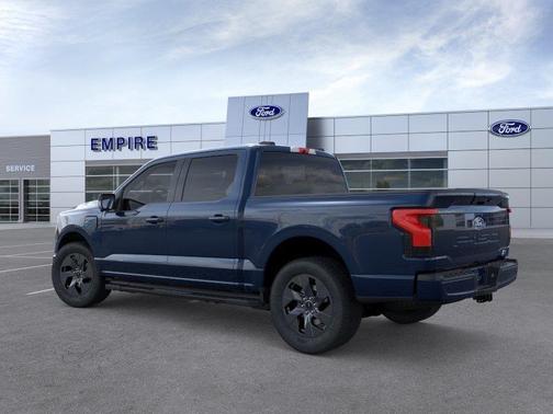 Blue Metallic 2025 Ford F-150 Lightning Flash