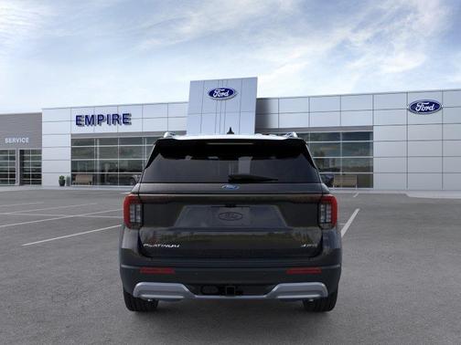 Agate Black Metallic 2026 Ford Explorer Platinum