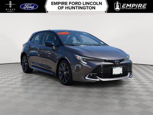 Midnight Black Metallic 2024 Toyota Corolla Hatchback XSE
