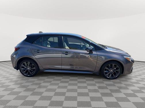 Midnight Black Metallic 2024 Toyota Corolla Hatchback XSE