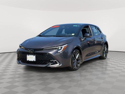 Midnight Black Metallic 2024 Toyota Corolla Hatchback XSE