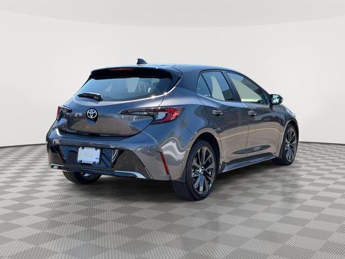 Midnight Black Metallic 2024 Toyota Corolla Hatchback XSE
