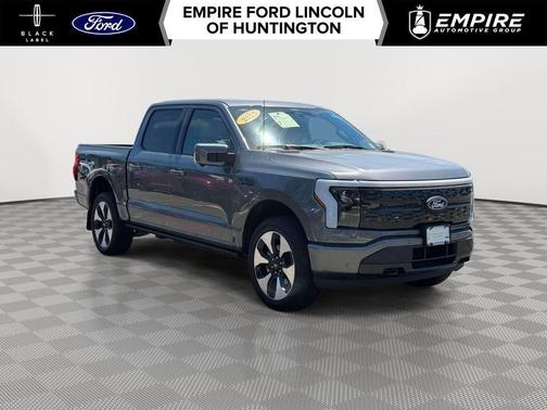 Carbonized Gray Metallic 2025 Ford F-150 Lightning Platinum