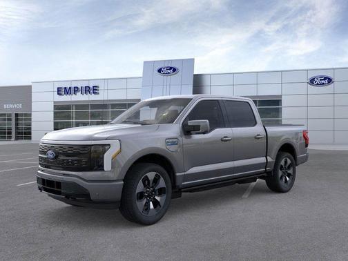 Carbonized Gray Metallic 2025 Ford F-150 Lightning Platinum