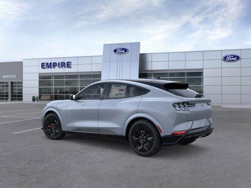 Glacier Gray Metallic 2025 Ford Mustang Mach-E GT
