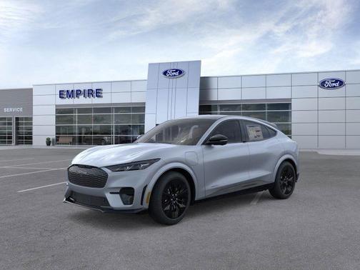 Glacier Gray Metallic 2025 Ford Mustang Mach-E GT