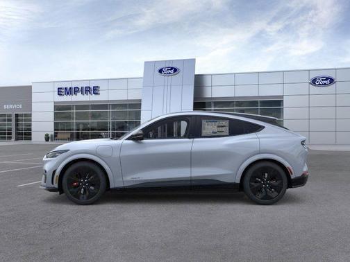 Glacier Gray Metallic 2025 Ford Mustang Mach-E GT