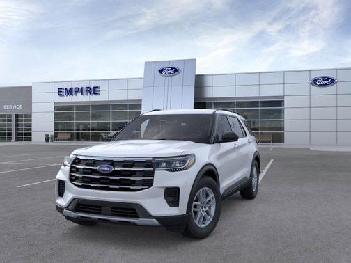 Space White Metallic 2026 Ford Explorer Active