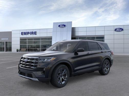 Agate Black Metallic 2026 Ford Explorer Active