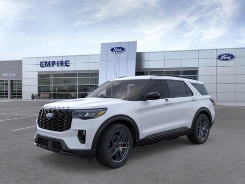 Space White Metallic 2026 Ford Explorer ST-Line