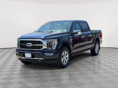 Antimatter Blue Metallic 2023 Ford F-150 Platinum