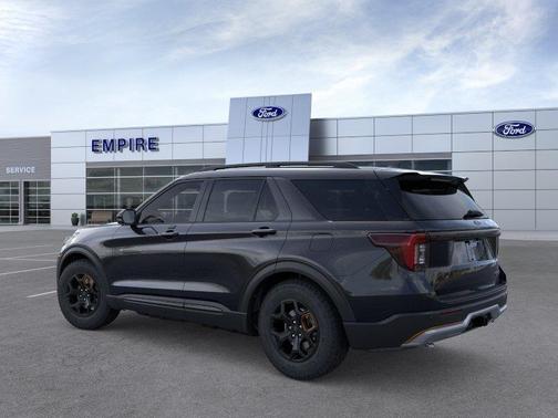 Agate Black Metallic 2026 Ford Explorer Tremor