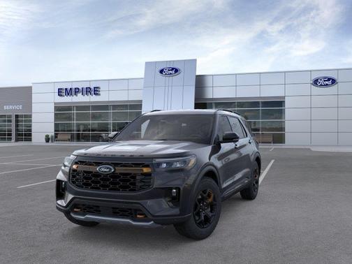Agate Black Metallic 2026 Ford Explorer Tremor