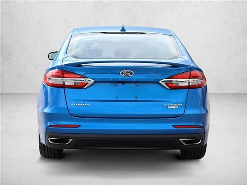 Velocity Blue Metallic 2020 Ford Fusion Titanium