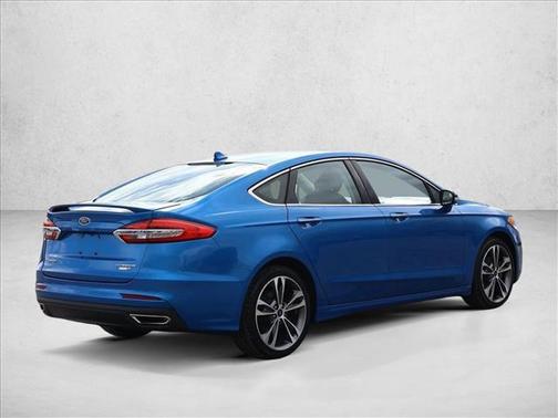 Velocity Blue Metallic 2020 Ford Fusion Titanium