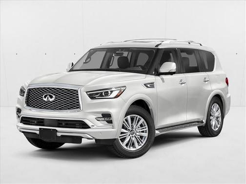 Moonstone White 2023 INFINITI QX80 PREMIUM SELECT AWD