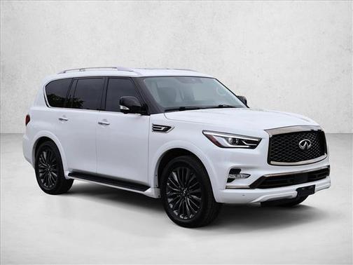 Moonstone White 2023 INFINITI QX80 PREMIUM SELECT AWD