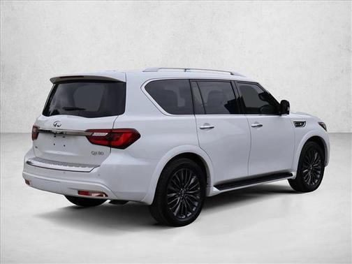 Moonstone White 2023 INFINITI QX80 PREMIUM SELECT AWD