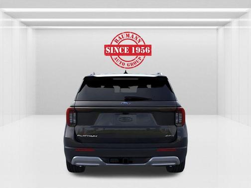 Agate Black Metallic 2026 Ford Explorer Platinum