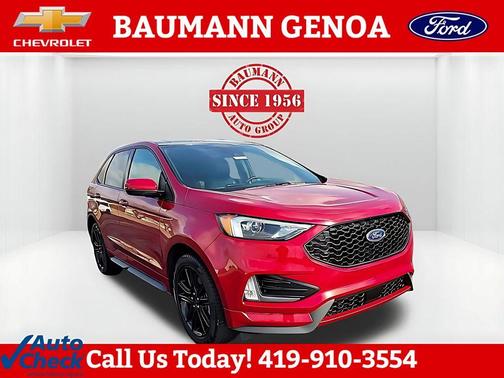 Rapid Red Metallic Tinted Clearcoat 2023 Ford Edge ST Line