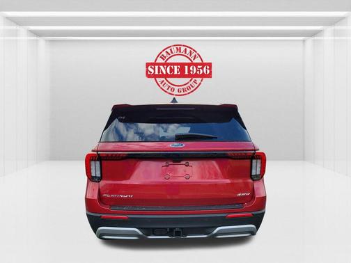 Rapid Red Metallic Tinted Clearcoat 2026 Ford Explorer Platinum