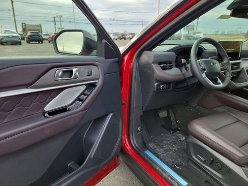 Rapid Red Metallic Tinted Clearcoat 2026 Ford Explorer Platinum