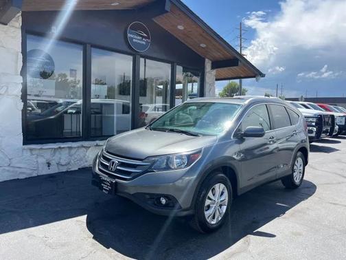 Gray 2014 Honda CR-V EX-L