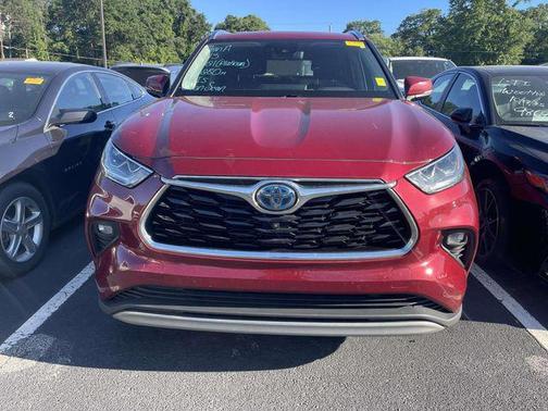 Ruby Flare Pearl 2021 Toyota Highlander Hybrid Platinum