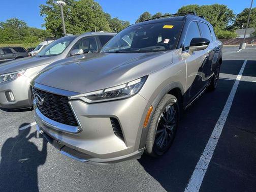 Warm Titanium/Black Obsidian 2022 INFINITI QX60 AUTOGRAPH