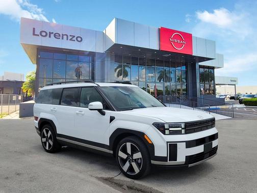 Serenity White 2025 Hyundai SANTA FE Limited
