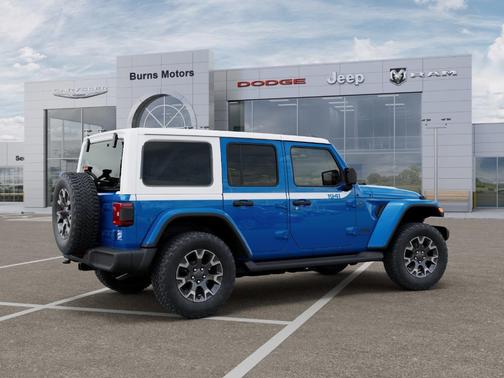 Hydro Blue 2026 Jeep Wrangler Sahara