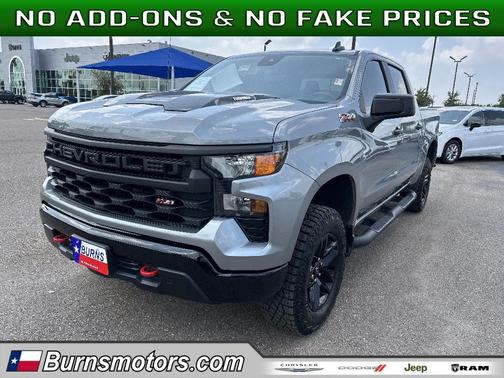 Sterling Gray 2026 Chevrolet Silverado 1500 Custom Trail Boss