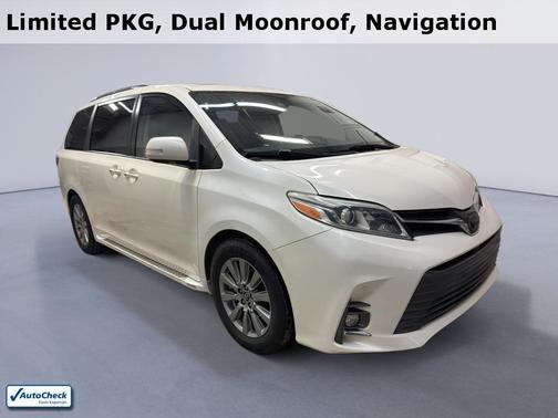 Blizzard Pearl 2018 Toyota Sienna Limited