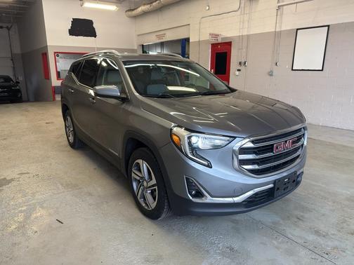 Satin Steel Metallic 2018 GMC Terrain SLT
