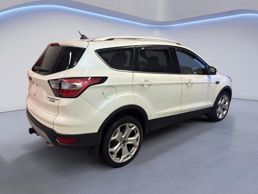 White Platinum Metallic Tri-Coat 2018 Ford Escape Titanium