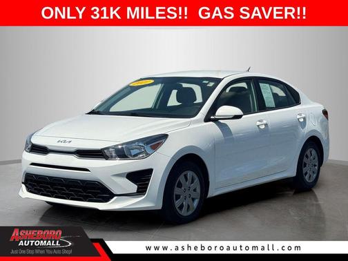 Clear White 2022 Kia Rio LX