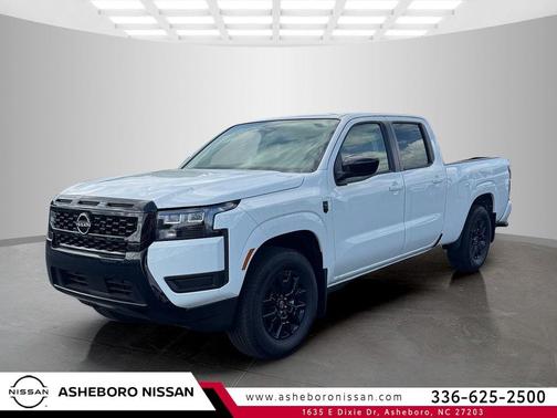 Glacier White 2026 Nissan Frontier SV