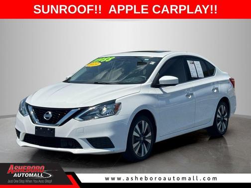 Cloud White 2019 Nissan Sentra SV