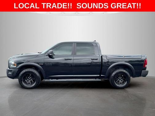 Brilliant Black Crystal Pearlcoat 2018 RAM 1500 Rebel