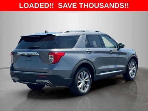 Gray Metallic 2022 Ford Explorer Limited