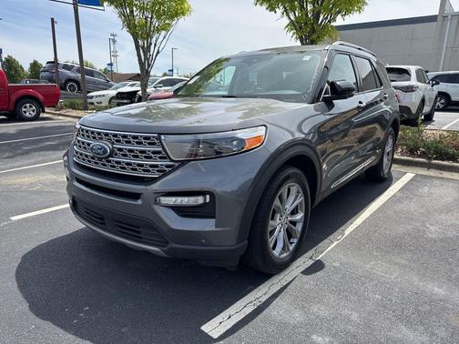Gray Metallic 2022 Ford Explorer Limited