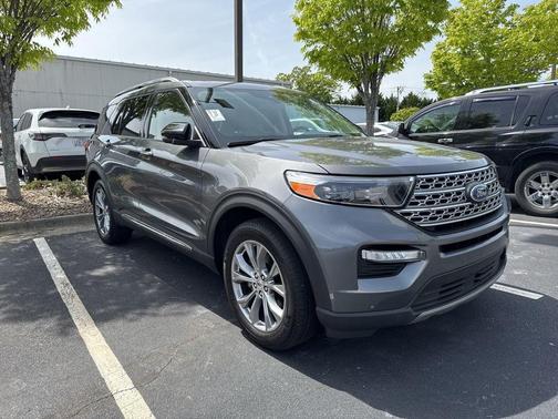 Gray Metallic 2022 Ford Explorer Limited